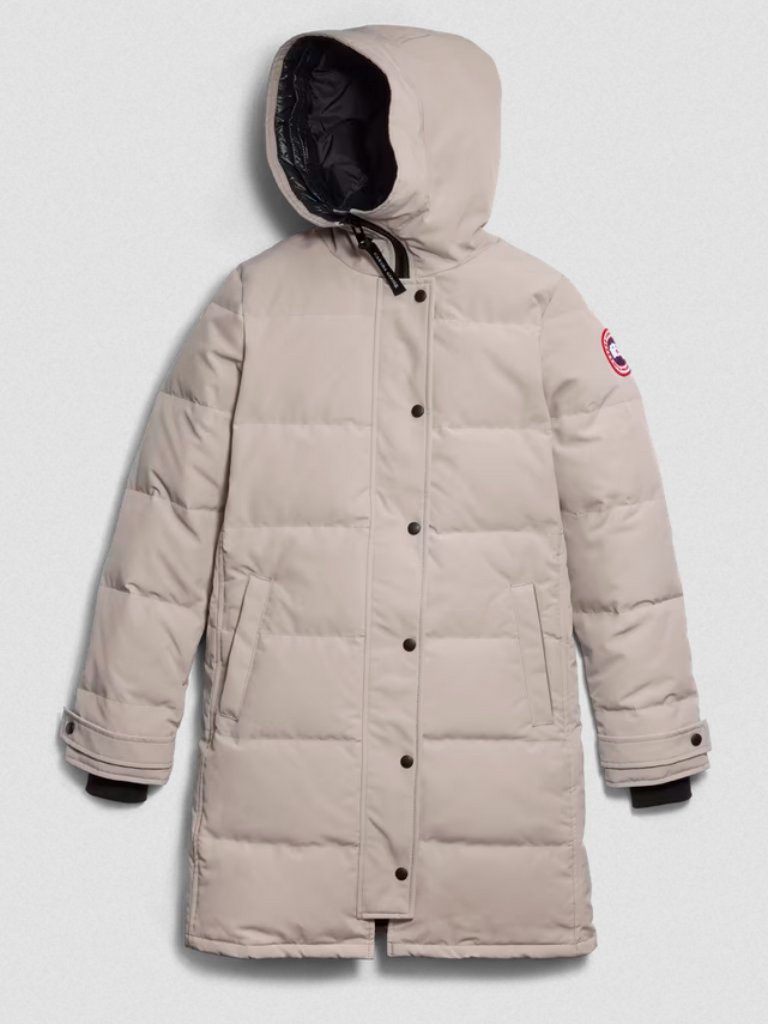 Canada Goose Shelburne Parka Fur Hood Xs In Tan/Gray